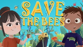 Save the Bees by Bethany Stahl  Childrens Animated Audiobook  A Story About Pollination [upl. by Aramenta]