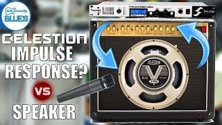 Celestion Impulse Response IR vs Real Speaker and Microphone [upl. by Airdna890]