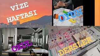 vize haftası vlog😱Thanksgiving haftası🤩 BursaTeknikUni [upl. by Auqenet786]