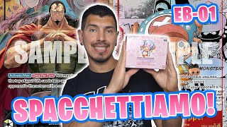 FINALMENTE SPACCHETTIAMO LEXTRA BOOSTER  MEMORIAL COLLECTION DI ONE PIECE CARD GAME  EB01 [upl. by Augy]