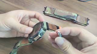 How to change the Hemsut strap on your Amazfit Trex 2？ [upl. by Hanah]