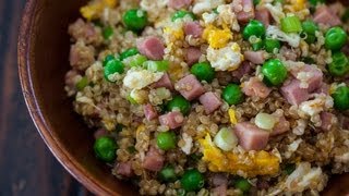 Quinoa Fried Rice Recipe [upl. by Anayrb253]