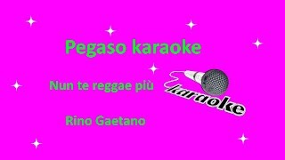 karaoke con cori nun te reggae più Rino Gaetano [upl. by Gratiana]