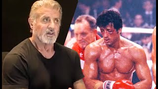 Sylvester Stallone  Last day of completing ROCKY 4 sylvester stallone movie news media [upl. by Yhtomit]