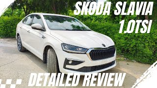 Skoda Slavia 10 Tsi 2024 detailed Review by Ashish  Petrol  Mileage  Ashishautomotor [upl. by Llenil]