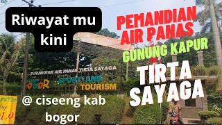 PEMANDIAN AIR PANAS CISEENG TIRTA SAYAGA GUNUNG KAPUR  BANYAK WAHANA YANG TUTUP [upl. by Bouley]