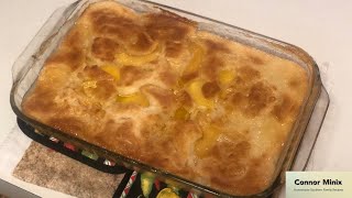 How to Make 5Ingredient Peach Cobbler  EASY [upl. by Eeraj]