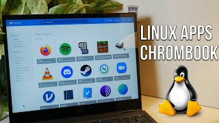 Install Linux Apps on Chromebook [upl. by Litha]