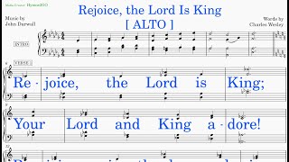 Rejoice The Lord Is King Darwall  Wesley v2 Alto [upl. by Nirok]