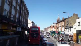 Full Route 349 Stamford Hill  Ponders End Bus Garage Arriva London DW414 LJ11AEE [upl. by Anawed340]