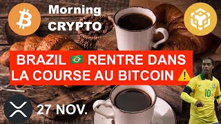 🚨 27 NOV 2024☀️☕️🥐 LE MARCHE NARRIVE PAS A BAISSER 🤑 TAO BITTENSOR DES VOLUMES DINGUO 🤑 [upl. by Nabetse]