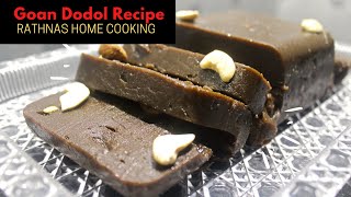 Dodol Recipe  Goan Christmas Sweets  Goan Dodol Recipe  How To Make Dodol  Christmas Sweets [upl. by Hortensa]