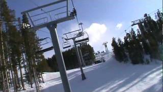 Vail Born Free Express lift [upl. by Mehcanem390]