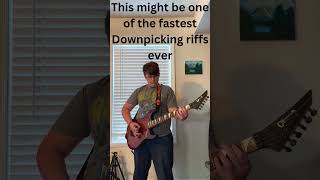 Is this the fastest Metallica Downpicking riff Battery outro riff [upl. by Eberto]