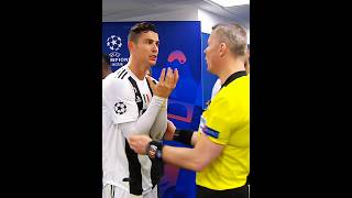 Players vs Referees  Ronaldo 🥶 [upl. by Yerhpmuh]