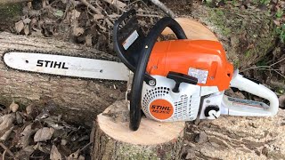 STIHL MS251C Chainsaw Review [upl. by Dibbell]