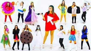 DIY LastMinute PUNNY Halloween Costume Ideas  CloeCouture [upl. by Frost610]