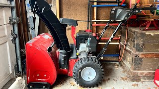 Craftsman 24 Inch Snowblower Review [upl. by Cecilio]