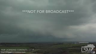 03192018 Hackleburg AL  Tornado Warned Supercell viewed from a Drone [upl. by Eiramasil]