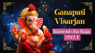 Raisoni Cha Raja Ganpati Visarjan 2024  GHRaisoni College of Engineering and Management  Pune [upl. by Maclean30]