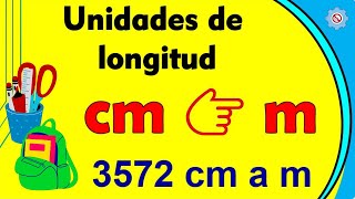 Convertir CENTÍMETROS a METROS cm a m Ejemplo 2 💥 [upl. by Sedecrem534]