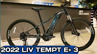 2022 LIV TEMPT E 3 ELECTRIC BIKE [upl. by Otto]