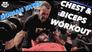 DORIAN YATES CHEST amp BICEPS WORKOUT  HIT RTRAINING [upl. by Kynthia]