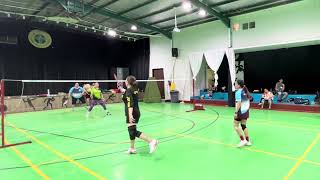 210624 ElvieAbby vs MoniqueDolor badmintonsajeddah [upl. by Cullan]