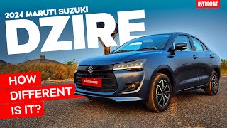 2024 Maruti Suzuki Dzire Walkaround Greater than Swift  boot  odmag [upl. by Oremor]