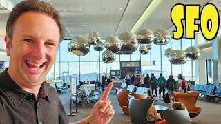 Inside San Francisco International Airport SFO Terminal 3 [upl. by Mosby]