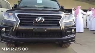 اسعار لكزس سوبر الجزء 3 شارج بريمي اسود 2014 نزل السعر ٧٠٠ الف Lexus LX 570 Sport Supercharged [upl. by Urbas933]