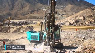 EVERDIGM  ECD45E Top Hammer Drilling rig Working Performance [upl. by Tamra527]