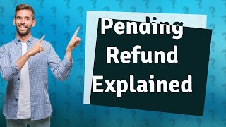 Why is my refund pending [upl. by Strickler]