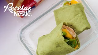 Burrito de Pollo con Queso  Recetas Nestlé Cam [upl. by Eberta]