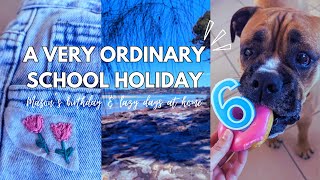 Very Realistic School Holiday Vlog  relaxing crafting amp celebrating Masons 6th birthday ✨ [upl. by Aknayirp]