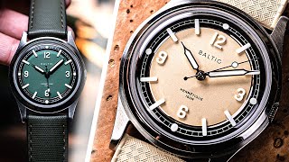 This NEW 600 Watch is Near Perfect  Hands on with Baltic Hermétique Tourer Field Watches [upl. by Mosley769]