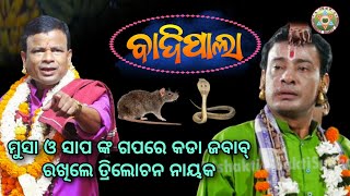 ଖନ୍ଦୋଳ ମଞ୍ଚରେ ମହାସମରକିଏ ଜିତବ ଆଉ କିଏ ହାରିବମୁଷା ଓ ସାପ ଙ୍କ ମଧ୍ୟରେ କଥାGayakaManjulaTrilochan nayak [upl. by Hilly]