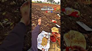 Apni khetibadi trending funny reels farmer india funny trending shorts [upl. by Ennylyak]