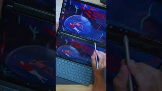 Using the Pen on the Lenovo Yoga Book 9i Vs Yoga 9i Gen 8 [upl. by Cyril]