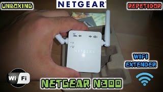 Unboxing Netgear N300 Repetidor Wifi Range Extender [upl. by Kenrick]