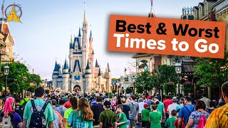 4 BEST and WORST Times to Travel to WDW in 2023 [upl. by Lenhard]