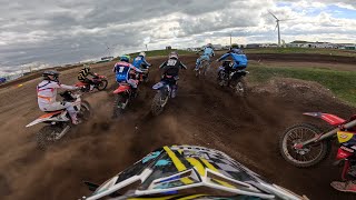 EPIC 125cc motocross BATTLE  10th to 1st [upl. by Sperling577]