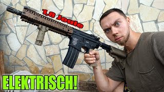 BESTES SOFTAIR GEWEHR  Review und Test schießen  Bolt B4 MK18 Hellfire elektrisch [upl. by Leina]