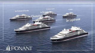 The new generation of luxury cruise liners  PONANT [upl. by Frolick]