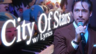 quotCity Of Starsquot wLyrics  La La Land  Piano Cover [upl. by Anerres800]