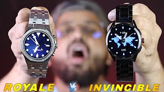 Fire Boltt Royale Vs Invincible Plus  Which One Should You Buy Best Smartwatches Under 5000 [upl. by Annaik]