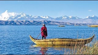 ✔El Lago Titicaca Perú [upl. by Airdnazxela]