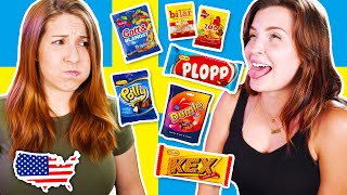 American Girls Try Weird Swedish Candies  Part 2 [upl. by Eddina]