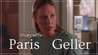 Study With Paris Geller  Pomodoro Timer 3 Sessions  Chill Lofi Music Playlist [upl. by Georgine]