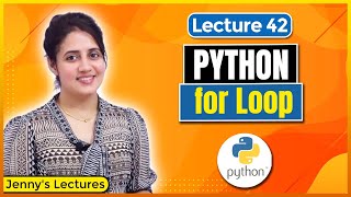 For Loop in Python  Python Tutorials for Beginners lec42 [upl. by Ahsinor]